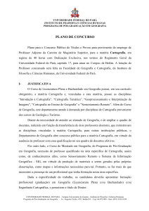 plano de concurso - Universidade Federal do Pará