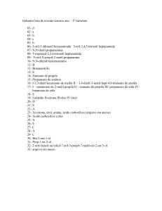 Gabarito lista de revisão terceiro ano – 2º trimestre