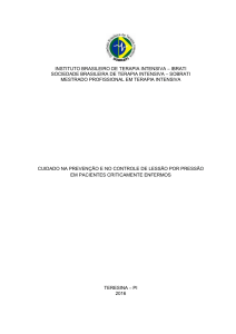 1 INSTITUTO BRASILEIRO DE TERAPIA INTENSIVA – IBRATI