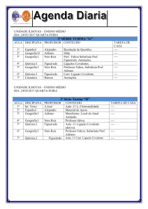 a UNIDADE ILHOTAS – ENSINO MÉDIO DIA: 24/05//2017 QUARTA