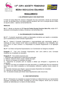 regulamento - Clube de Campo Beira Rio