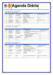 Agenda diaria 1ªsérie