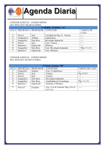 Agenda diaria 3ªsérie