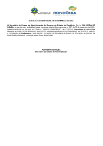 EDITAL N. 038/GDRH/SEAD, DE 5 DE MARÇO DE 2013. O