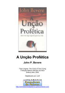 John Bevere – A Unção Profética