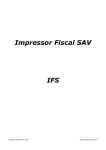 Impressor Fiscal SAV