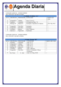 a UNIDADE ILHOTAS – ENSINO MÉDIO DIA: 05/04//2017 QUARTA
