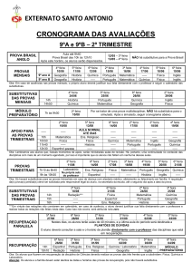 2º TRIMESTRE - Externato Santo Antonio
