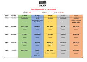 tarefa da semana 07 a 11 de setembro