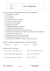 Ficha 5 - Álgebra básica (37745)