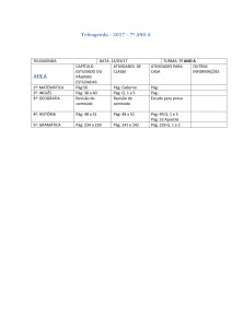 Teleagenda – 2017 – 7º ANO A