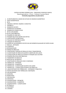 Apostila Desenho geométrico 8º ano 2016