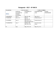 Teleagenda – 8º ANO B – 09.03.17