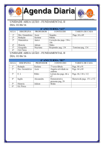 Agenda diaria 6AT e 6BT