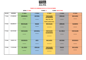 série: 9º ano turma: a turno: matutino