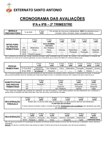 2º TRIMESTRE - Externato Santo Antonio