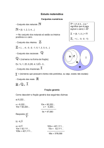 Estudo matemática