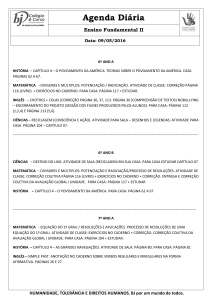 Agenda Diária Ensino Fundamental II