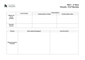 REC1 - 2ª Série Filosofia