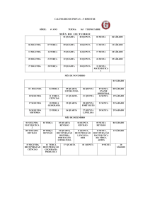 CALENDÁRIO DE PROVAS – 4º BIMESTRE SÉRIE: 6° ANO