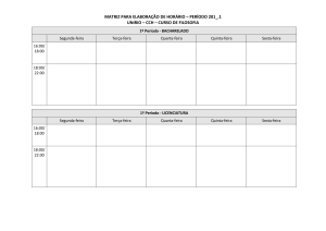 MATRIZ_ELABORAÇÃO_HORÁRIO - Períodos Ímpares