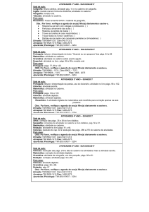 ATIVIDADES 5º ANO - DIA 03/04/2017 Sala de aula: Ciências