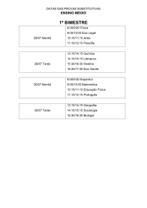 ensino médio 1º bimestre