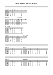 Gabarito Vestibular 2017 1