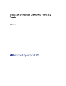 Guia de Planejamento do Microsoft Dynamics