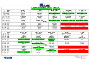 Calendário de Revisionais II