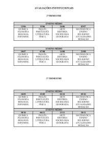 avaliações institucionais