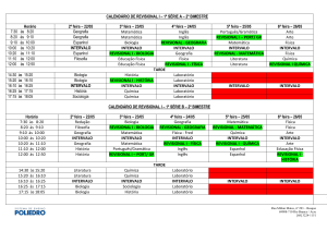 calendário revisional 1 2º bimestre