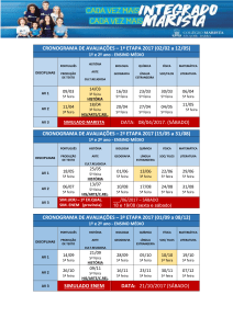 marista calendário de avaliações ensino médio