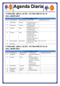 unidade area leão - fundamental ii dia: 08/09/2015 7º ano turma “at”