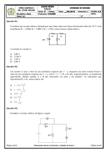 recuperação de física - lista