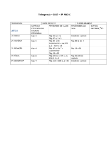 Teleagenda – 2017 – 8º ANO C