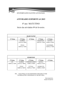 atividades esportivas 2015