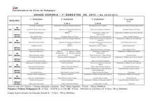 Coordenadoria do Curso de Pedagogia