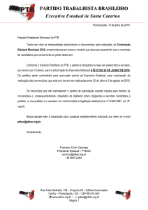 Executiva Estadual de Santa Catarina