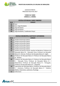 locais de prova – tarde (2) - Prefeitura Municipal de Uruana de Minas