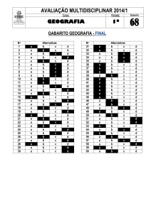 gabarito geografia