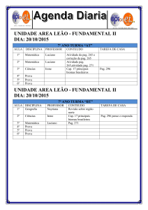 unidade area leão - fundamental ii dia: 20/10/2015 7º ano turma “at”