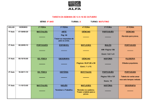 tarefa da semana 05 á 09 de outubro