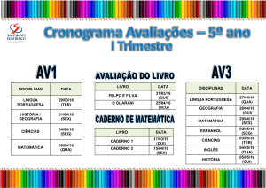 DISCIPLINAS DATA LÍNGUA PORTUGUESA 29/03/16 (TER