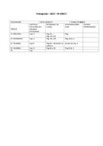 Teleagenda – 8º ANO C- 09.03.17
