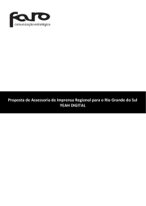 Proposta de Assessoria de Imprensa Regional para o Rio Grande