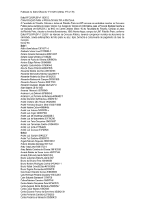 Convocação para Provas - Prova de Múltipla Escolha - ffclrp