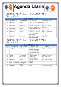 Agenda diaria 7 AT e 7 BT