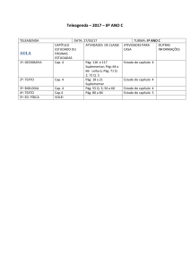 Teleagenda – 8º ANO C- 27.03.17