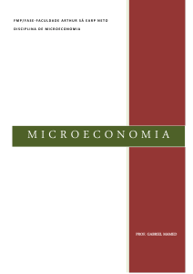 algumas notas sobre microeconomia